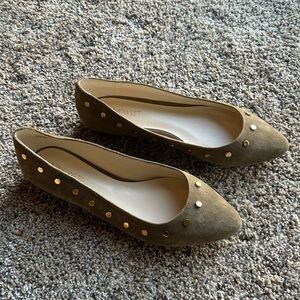 Nine West suede flats